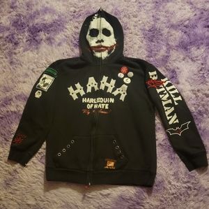 2009 Joker Hoodie Rare Dark Knight Ecko